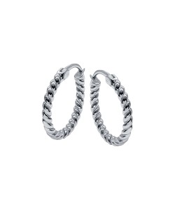 Silver Hoop Earring HO-2406